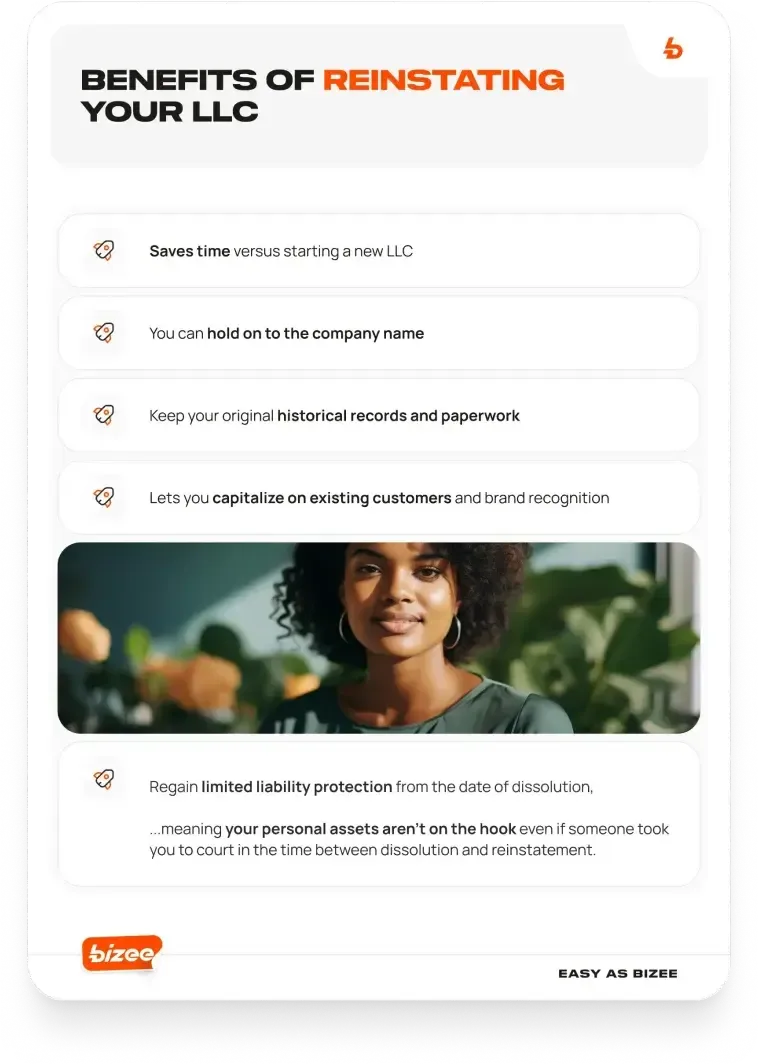 Infographic Benefits Of Reinstanting Your Llc