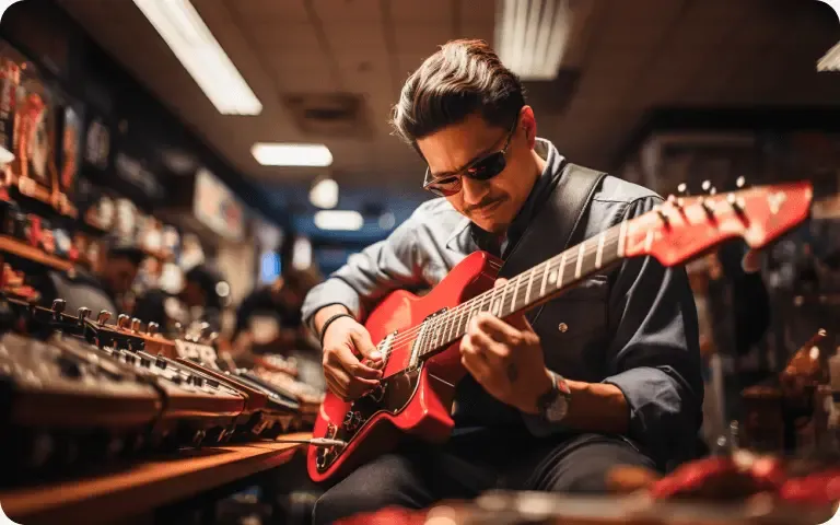 Man Guitar