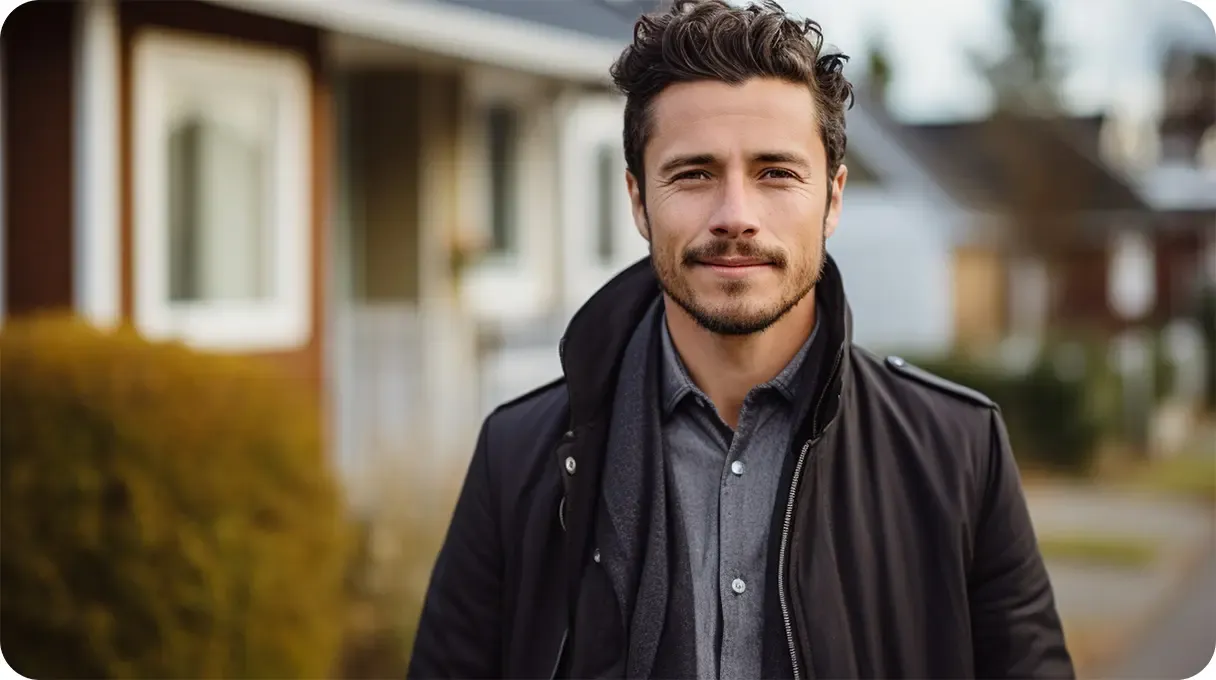 Man Smiling Wearing A Jacket