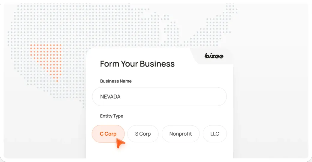 Nevada Corp Map