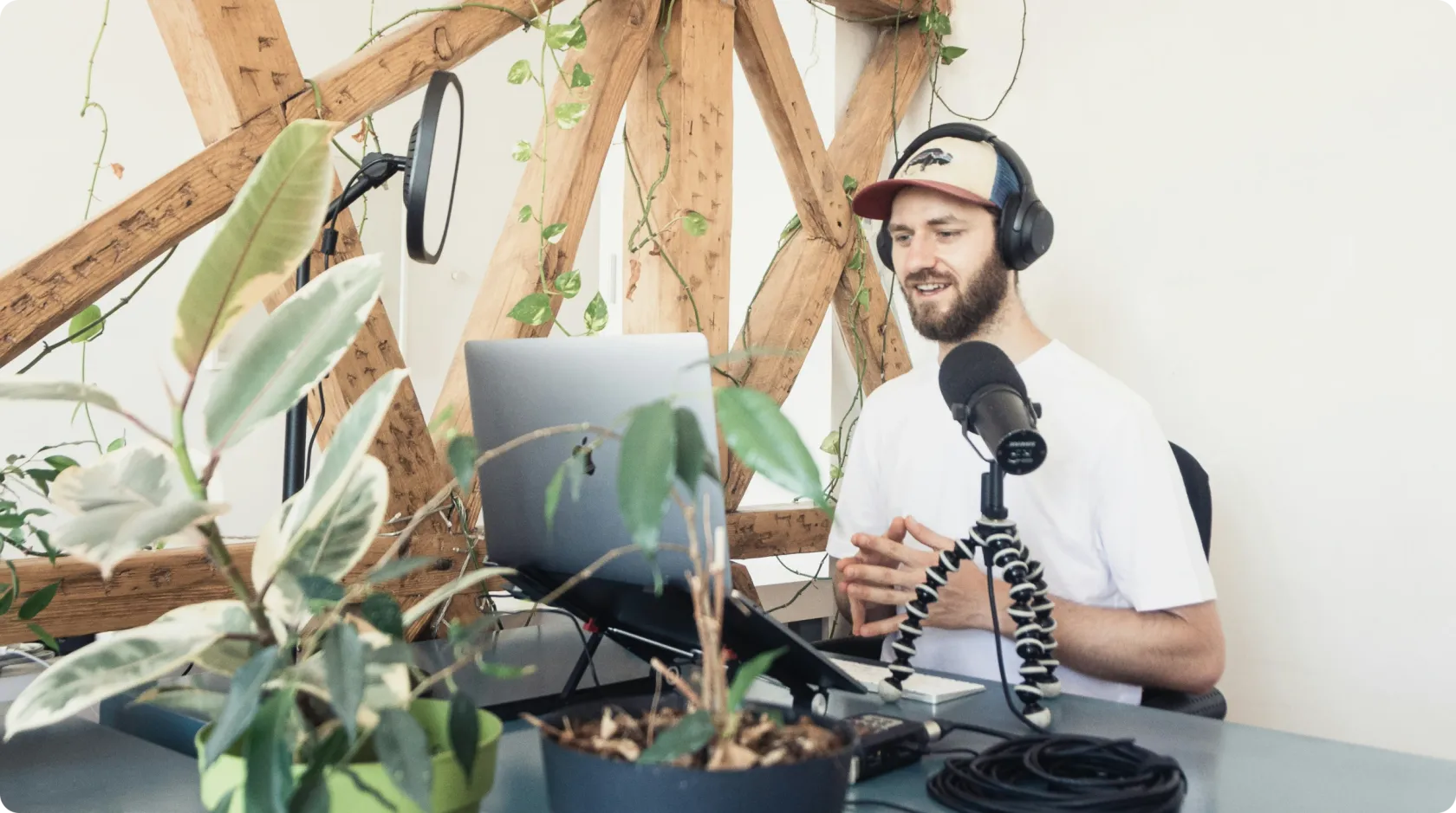 Podcast Recording Remote Workspace