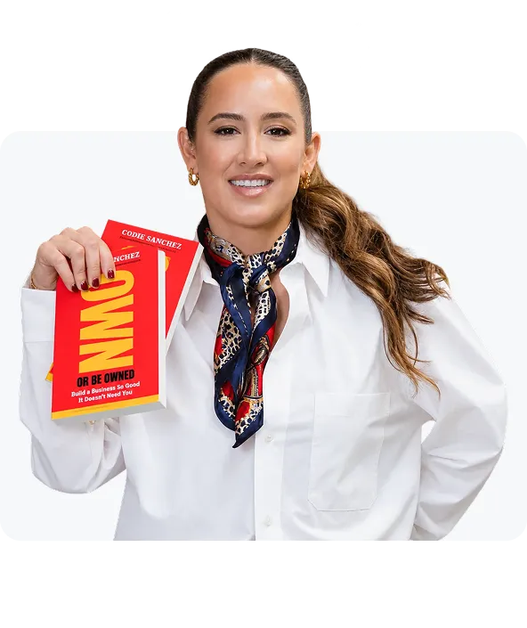 Woman Holding Own Or Be Owned Book