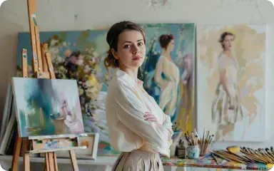 Woman Painter