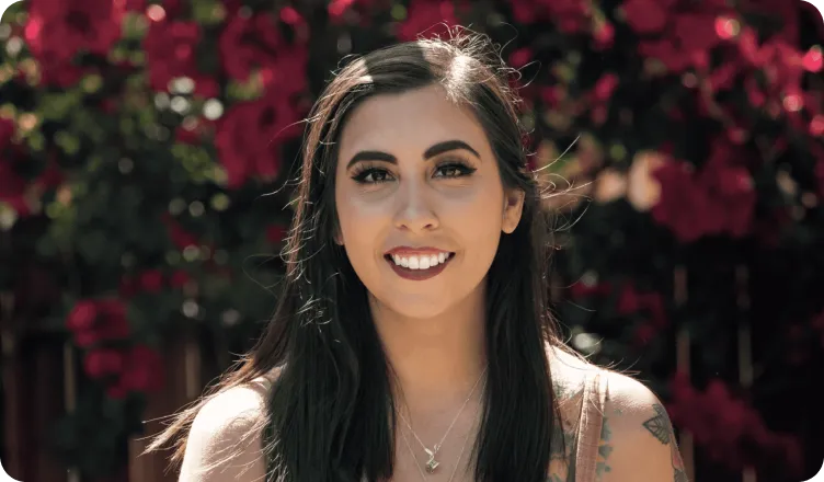 The face that says it all: Isabel, CEO of her own life.