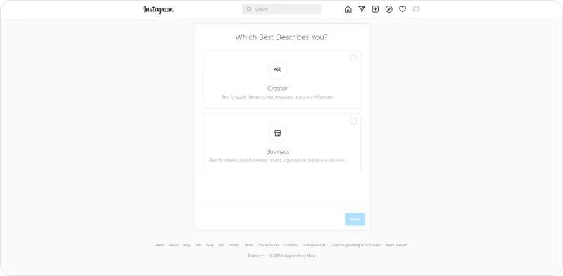 Img 6. How to set up an Instagram account