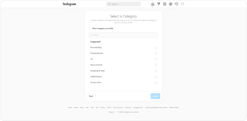 Img 8. How to set up an Instagram account