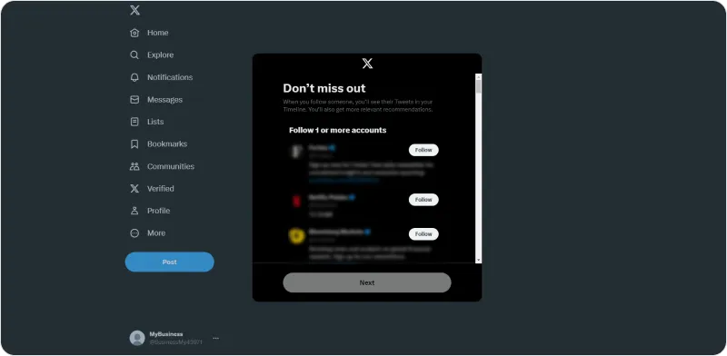 Img 10. How to set up an X (Twitter) account
