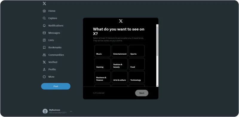 Img 9. How to set up an X (Twitter) account