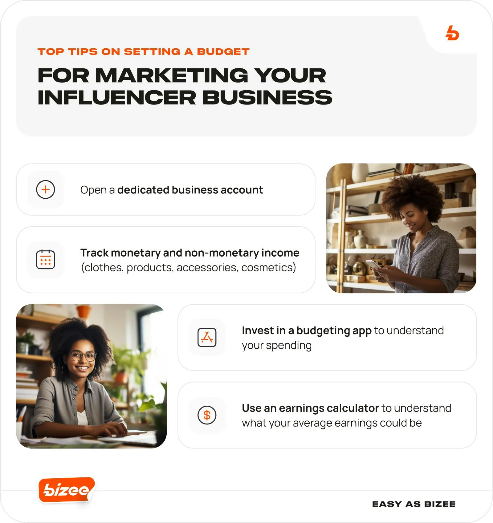 Top Tips on Setting a Budget for Marketing Your Influencer Business