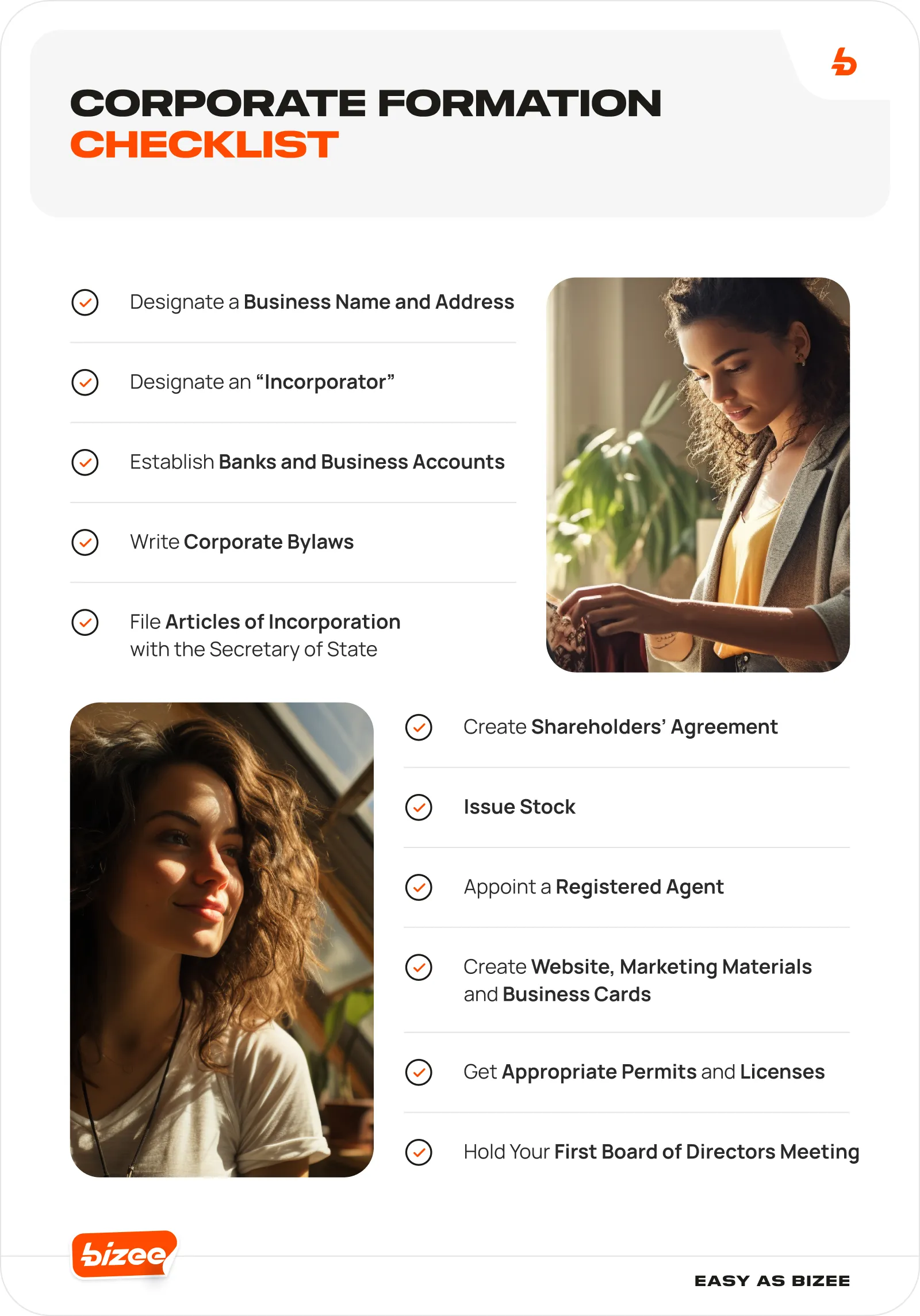 Corporate Formation Checklist