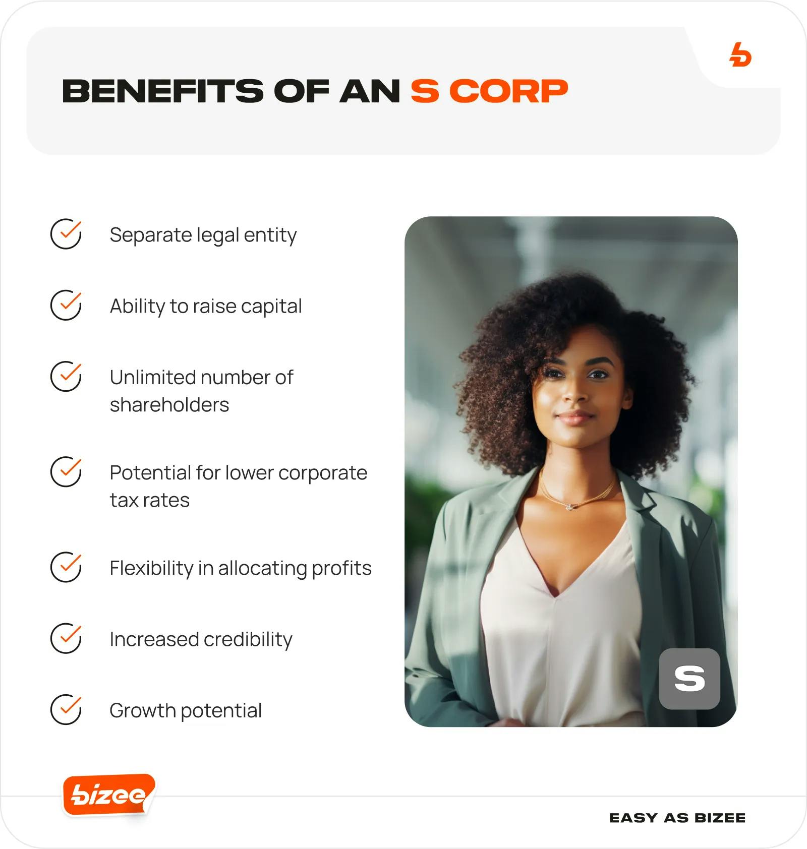 Benefits of an S Corps