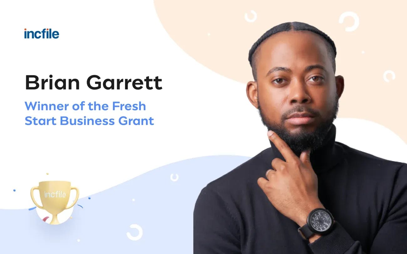 Brian Garrett - Winner of the Fresh Start Business Grant