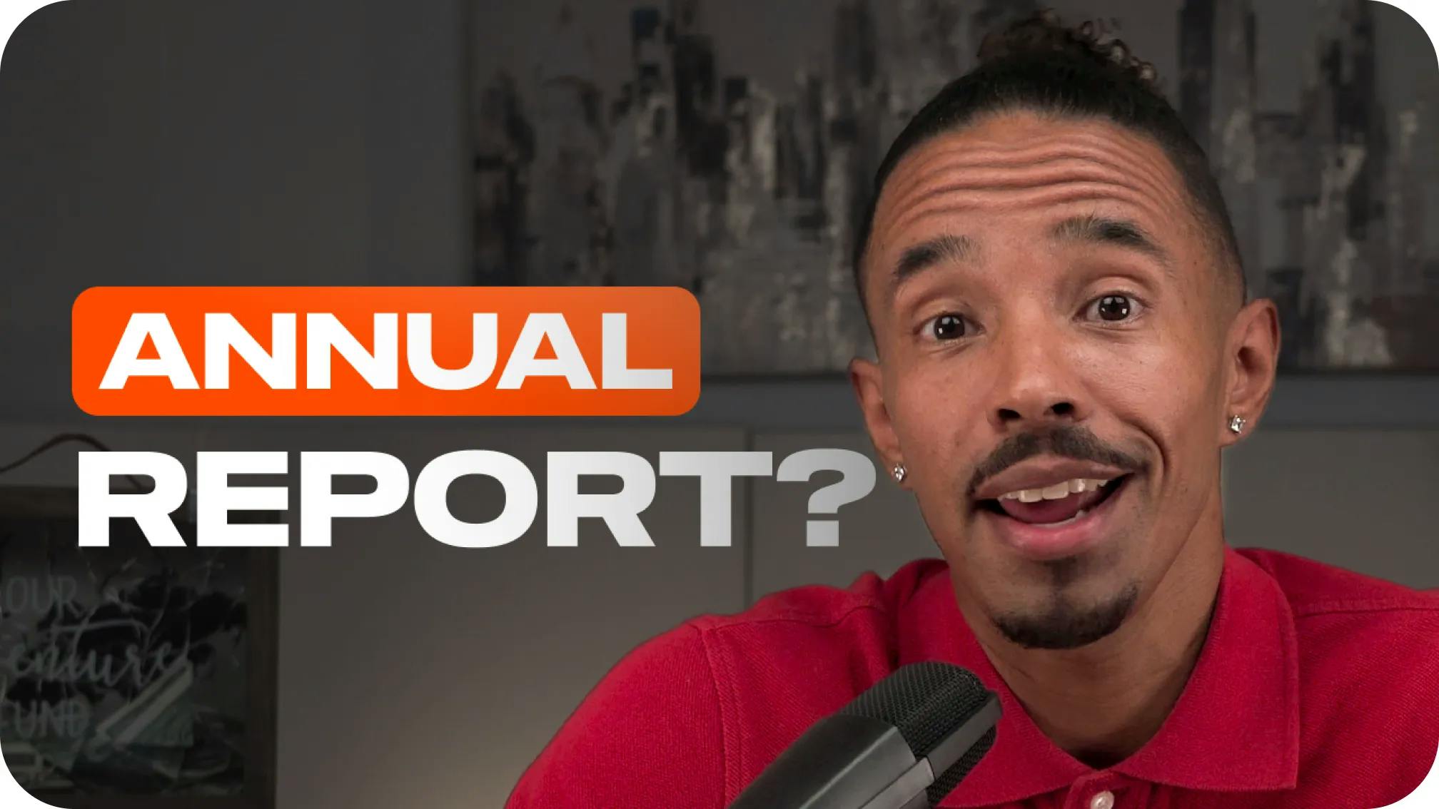 Annual report video thumbnail