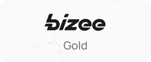Bizee gold plan logo