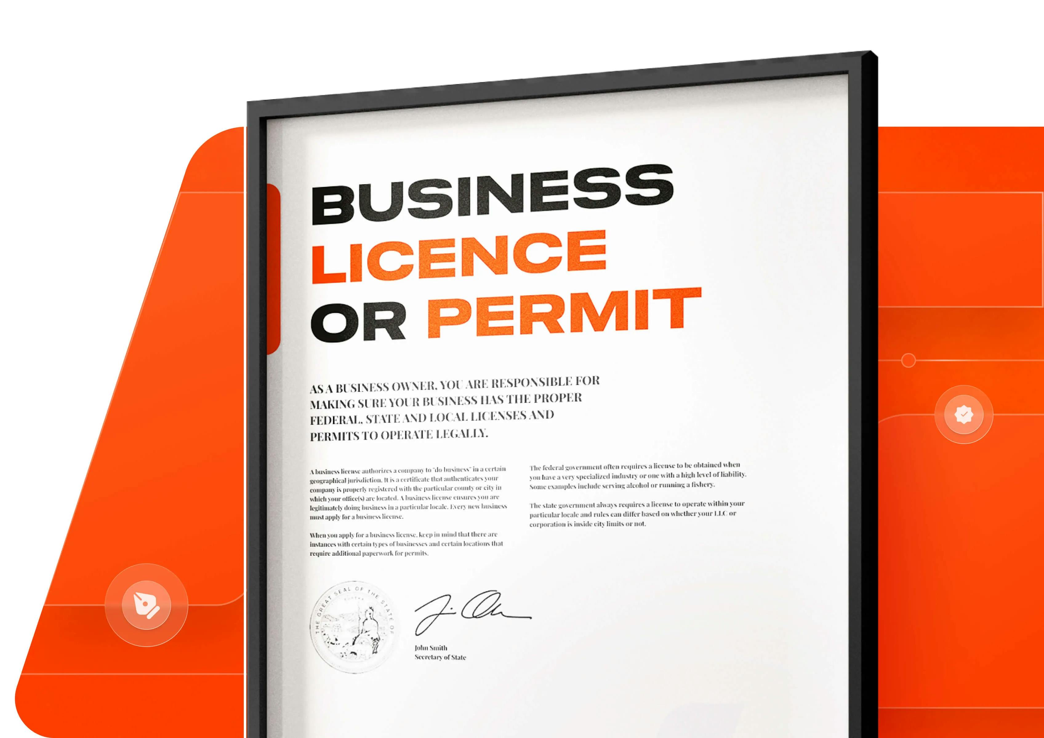 Business License Or Permit