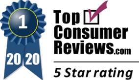 Top consumer reviews award for year 2020