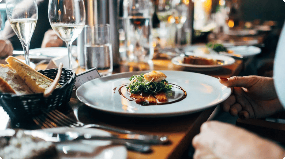 Restaurant Dish On Plate