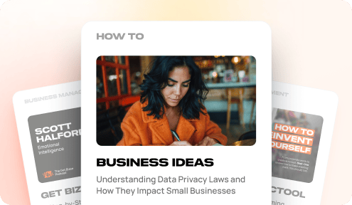 Focused founder exploring startup resources on Bizee