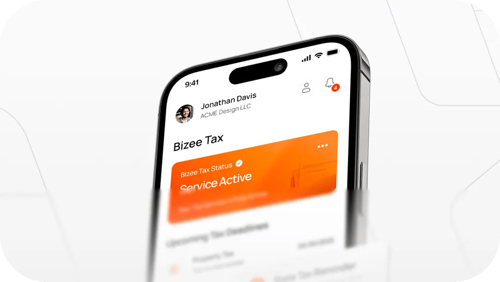 Bizee Tax Service Active Mobile Dashboard Mobile