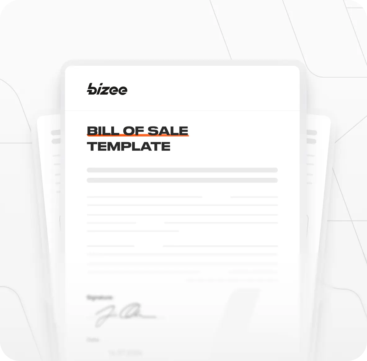 Bill Of Sale Hero
