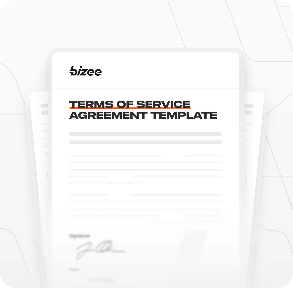 Terms Of Service Agreement Hero