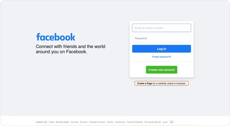 Create Page Facebook Tutorial 1