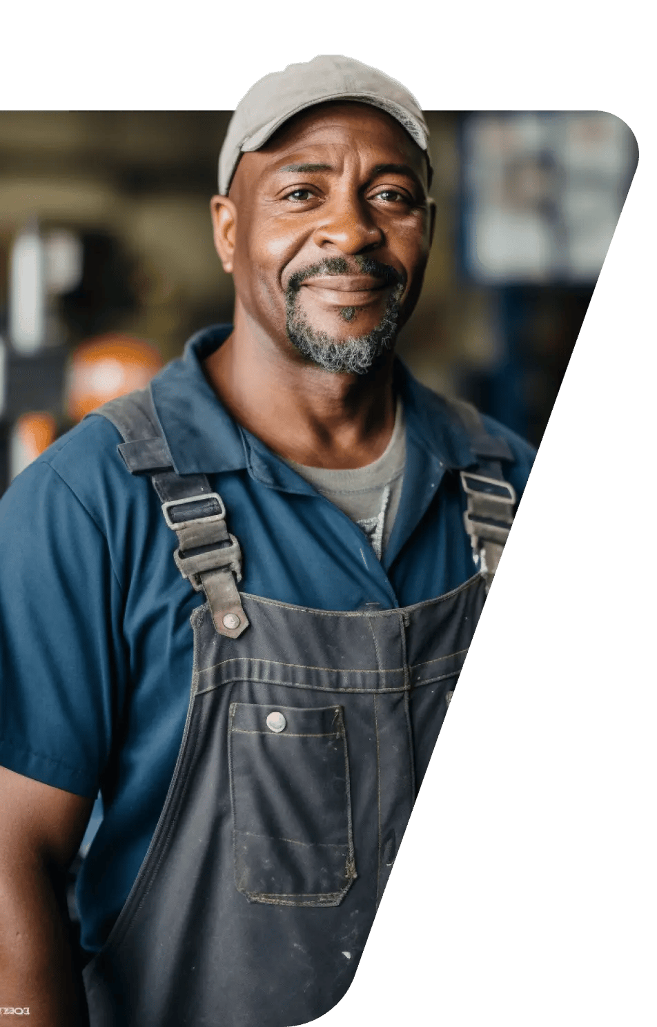 Confident Industrial Worker In Uniform