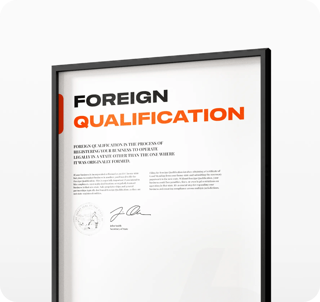 Foreign Qualification Hero