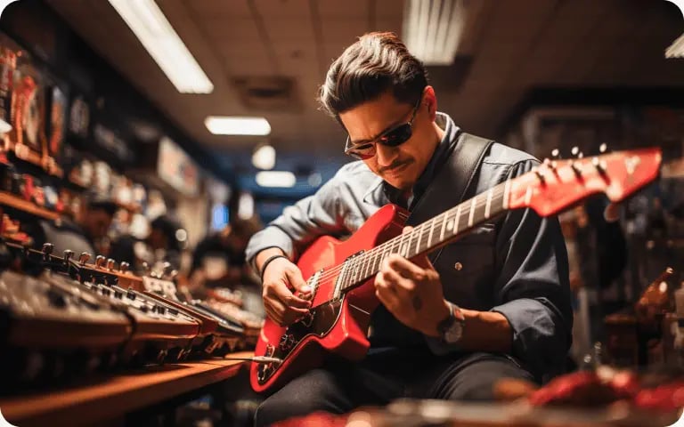 Man Guitar