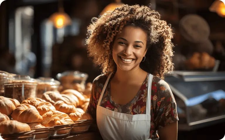 Woman Bakery