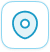 Blue Location Pin Map Icon