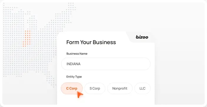 Indiana Ccorp Map