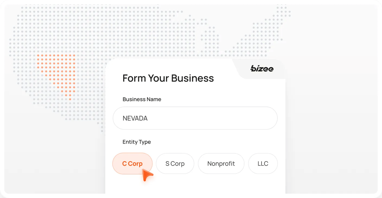 Nevada Corp Map