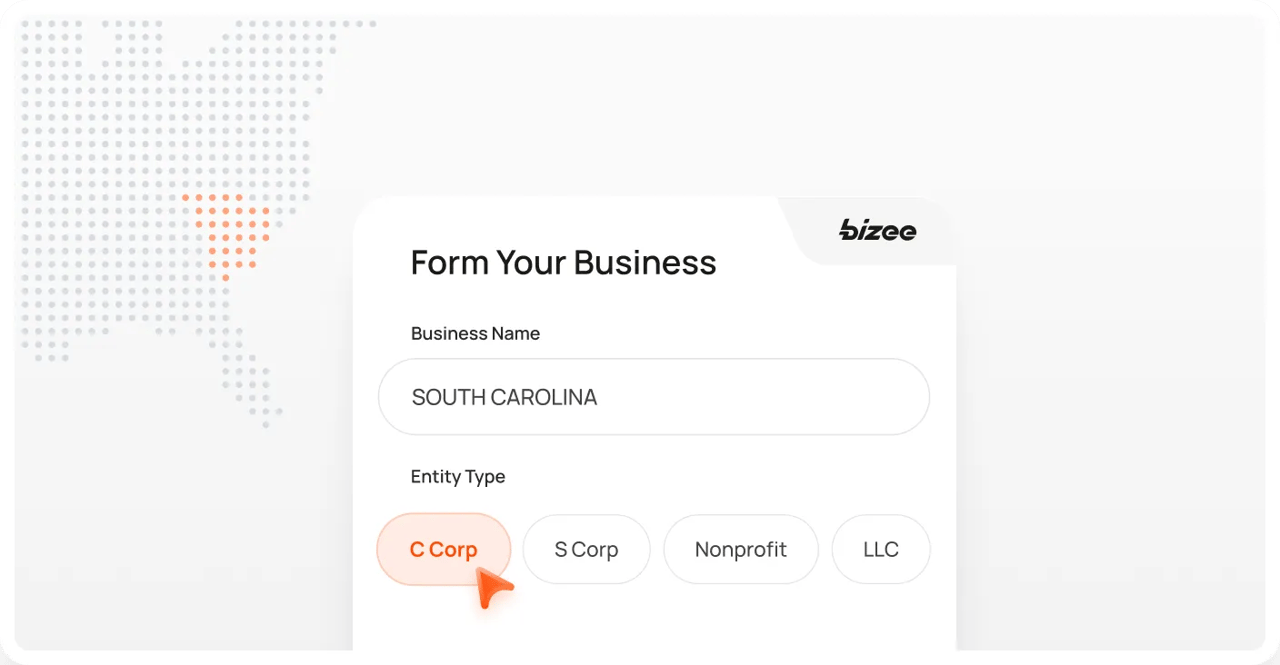 South Carolina Map
