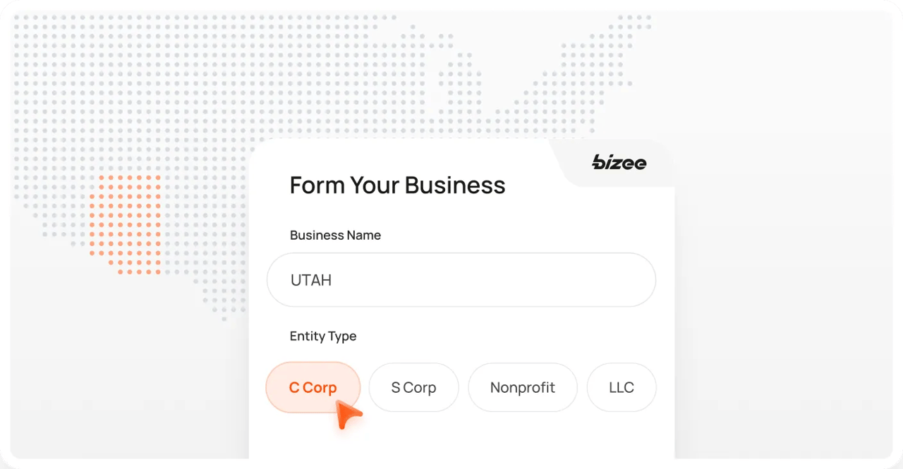 Utah Corp Map