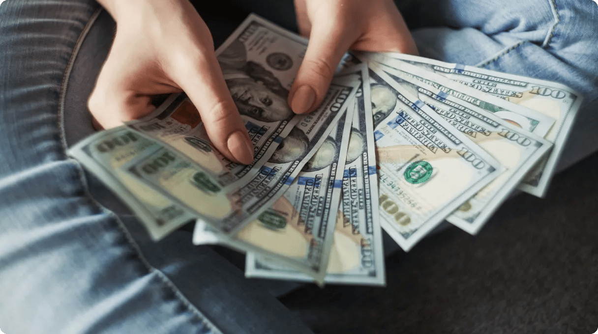 Money In Hands