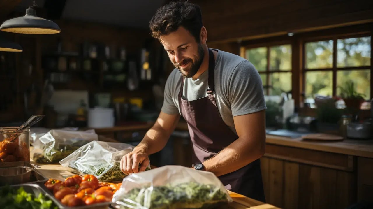 Man With Vegetables