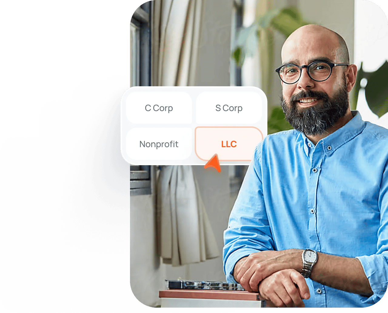 Business Owner Selecting Llc Entity Type