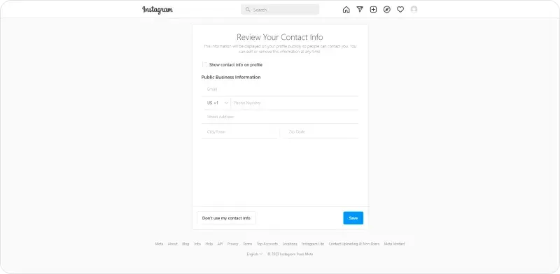 Setup Instagram Account 9
