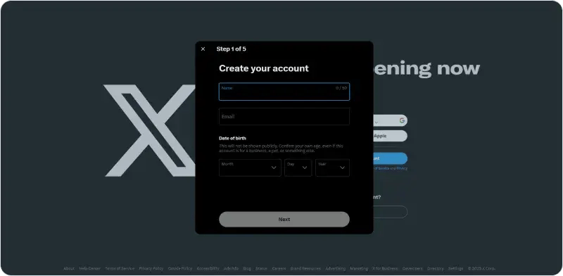Setup X Twitter Account 2