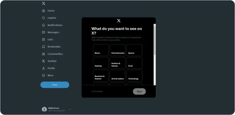 Setup X Twitter Account 9