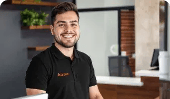 Smiling Man In Black T Shirt Mobile