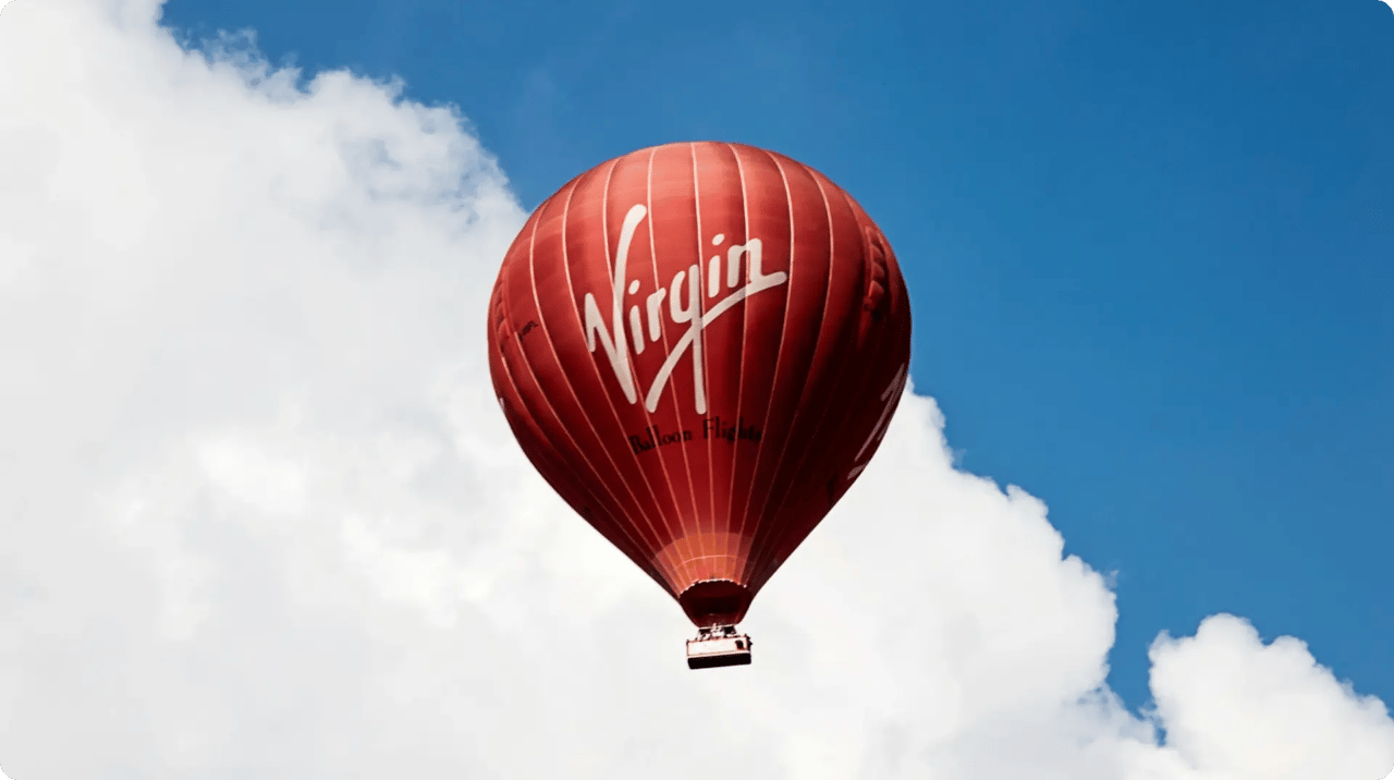 Virgin Hot Air Balloon In The Sky