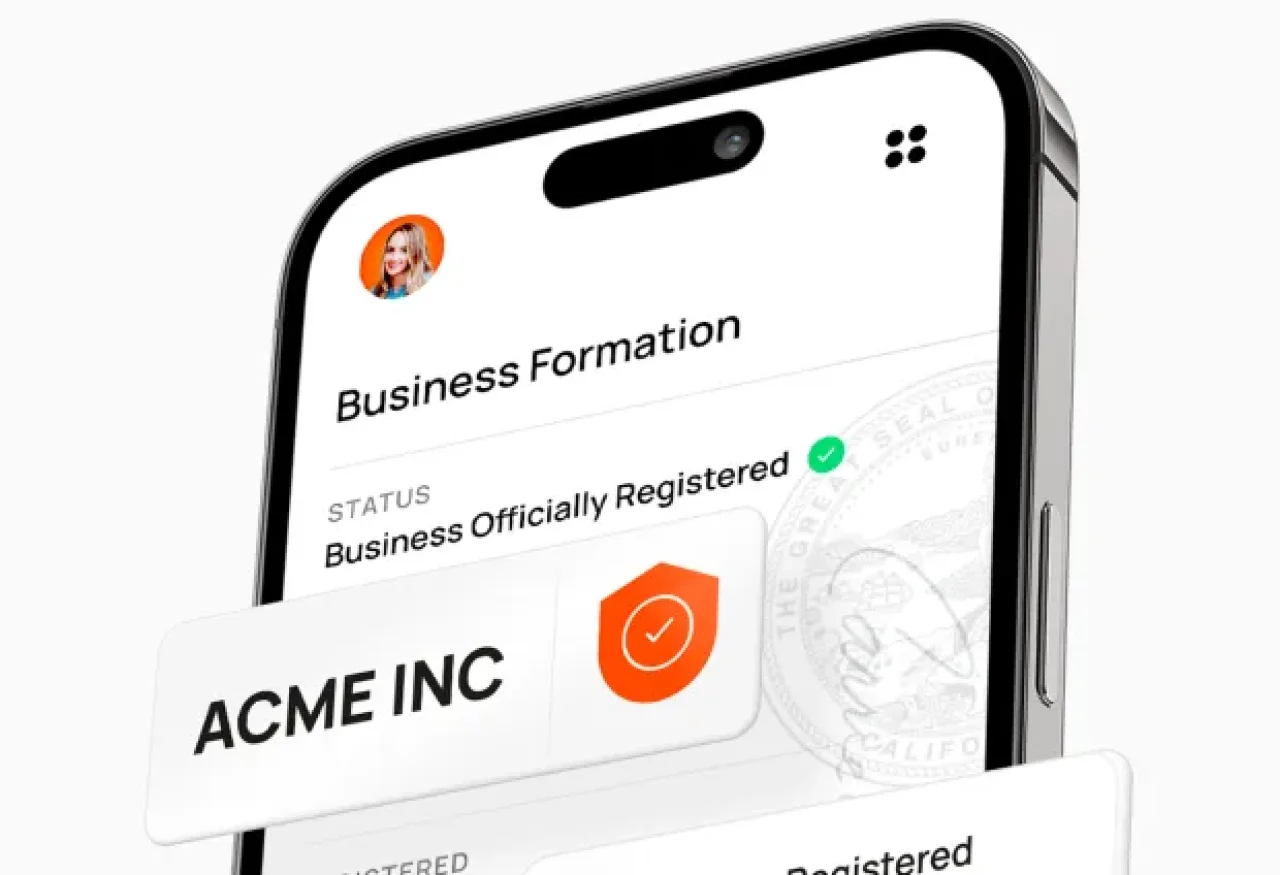 Business Formation Confirmation On Mobile