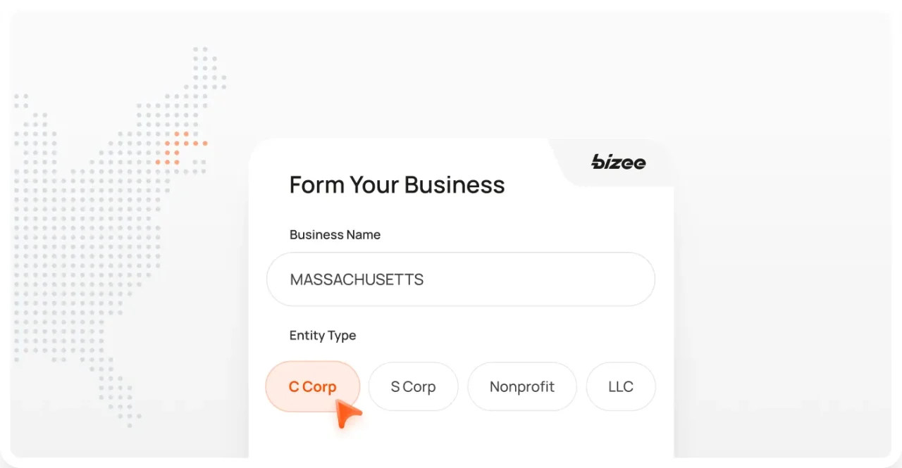 Massachusetts Corp Map