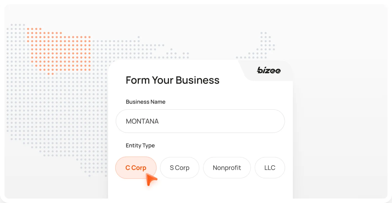 Montana Corp Map