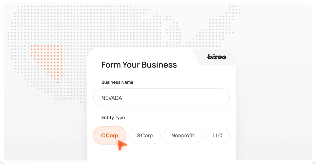 Nevada Corp Map