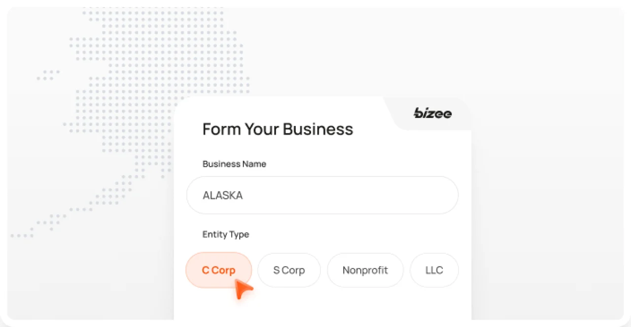 Alaska Corp Map
