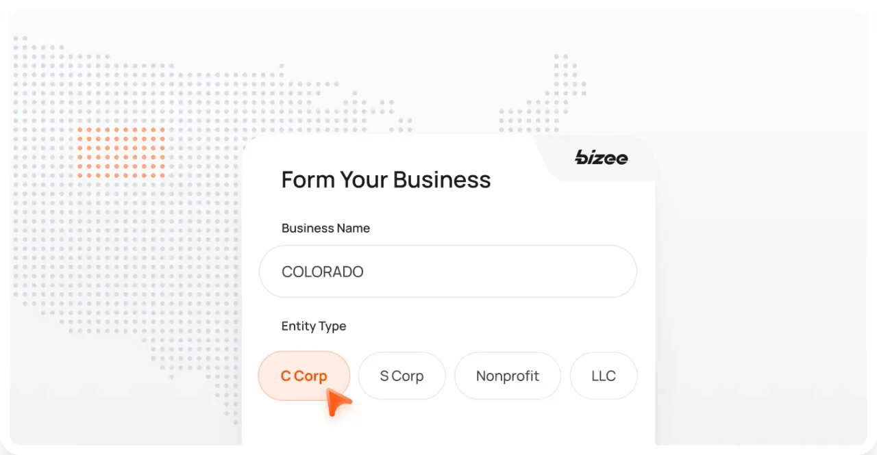 Colorado Corp Map