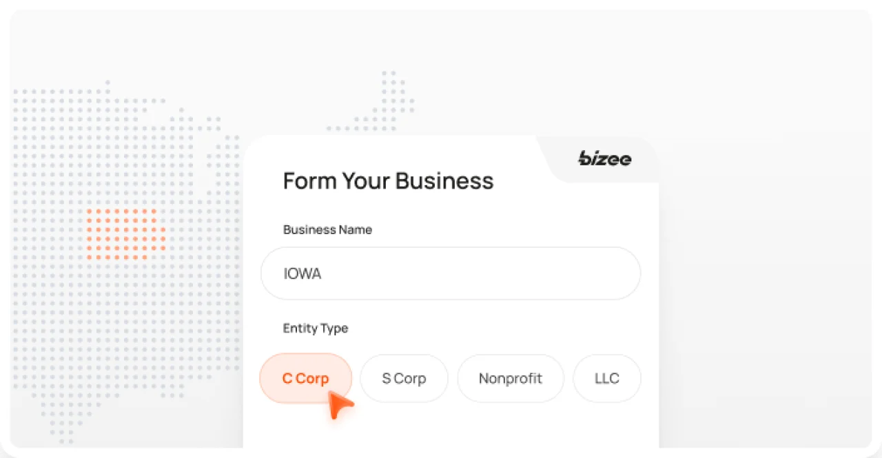 Iowa Corp Map